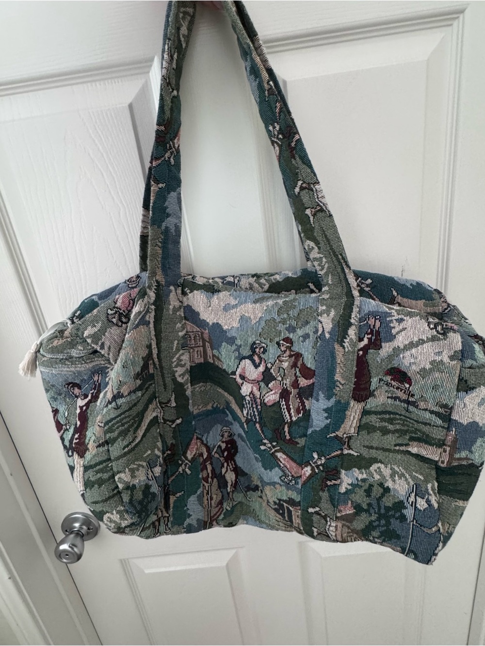 Vintage Tapestry Tote Bag